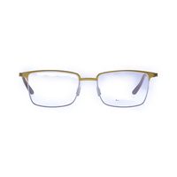 OPTIWAR BB72 Spectacles Frame in Golden & Silver — view 1