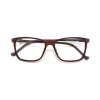 JUST COOL AA82 Spectacles Frame in Matte Brown — view 1