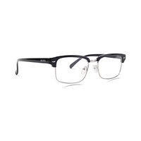 BOSS AB29 Spectacles Frame in Half Glossy Black Half Silver — view 3