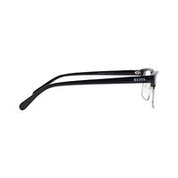 BOSS AB29 Spectacles Frame in Half Glossy Black Half Silver — view 4