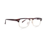 BOSS AB31 Spectacles Frame in Half Brown Matt Half Golden — view 8
