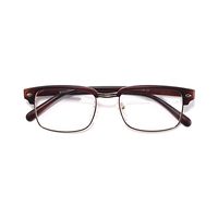 BOSS AB31 Spectacles Frame in Half Brown Matt Half Golden — view 10