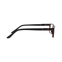 POOLAR AE56 Spectacles Frame in Glossy Reddish Brown — view 4