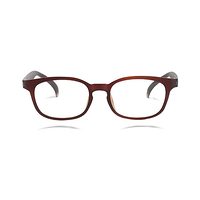 IDOR AF23 Spectacles Frame in Black Matt Brownish Look — view 5
