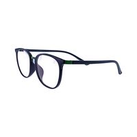 LOUIS STYLE N-5072 AG69 Spectacles Frame in Matte Black Mid Green Metal — view 3