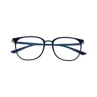 LOUIS STYLE N-5072 AG69 Spectacles Frame in Matte Black Mid Green Metal — view 4