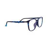 LOUIS STYLE L-1032 AG76 Spectacles Frame in Matte Matte & Blue Print — view 2