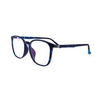 LOUIS STYLE L-1032 AG76 Spectacles Frame in Matte Matte & Blue Print — view 3