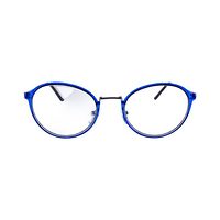 DIXON TITANIUM TR90 1824 AG81 Spectacles Frame in Blue+silver — view 1