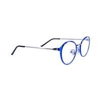 DIXON TITANIUM TR90 1824 AG81 Spectacles Frame in Blue+silver — view 2