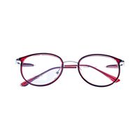 DIXON TITANIUM TR90 1819 AG84 Spectacles Frame in Glossy Red+silver — view 4