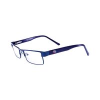 FLEMASS 5 AI54 Spectacles Frame in Glossy Dark Blue — view 3