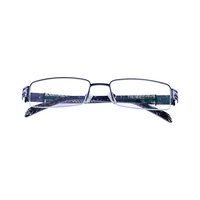 MICROVISION M0003 AI87 Spectacles Frame in Half Gunmetal Gray Half White — view 4