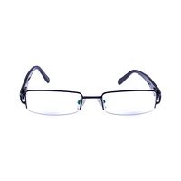 MICROVISION M0015 AI89 Spectacles Frame in Half Gunmetal Gray Half White — view 1