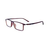 CHOICE TR003 AJ38 Spectacles Frame in Matte Brown — view 3