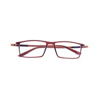 CHOICE TR003 AJ38 Spectacles Frame in Matte Brown — view 4