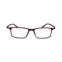 CHOICE TR004 AJ39 Spectacles Frame in Matte Brown — view 1
