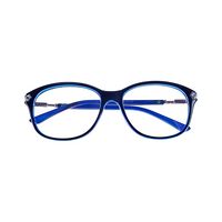 ROSE BOND 2921 AK15 Spectacles Frame in Black Blue Glossy — view 3
