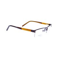 SPCIY.T 2 AK21 Spectacles Frame in Half Metal Brown Half White Stick -yellow Brown — view 2