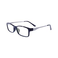 NANSHA TR90 9100 AK86 Spectacles Frame in Glossy Black — view 3