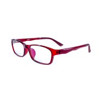 KAZILU K 2206 AL19 Spectacles Frame in Glossy Red — view 3