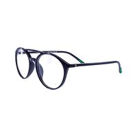 HELLO TR 006 AL42 Spectacles Frame in Glossy Black — view 3