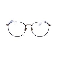 AJ 7 AM29 Spectacles Frame in Black & Golden — view 1