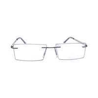 DASAULTS AM85 Spectacles Frame in White Transparent — view 1