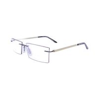 DASAULTS AM85 Spectacles Frame in White Transparent — view 3