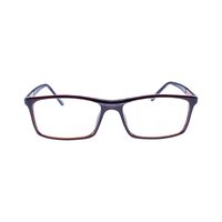 AJ AN58 Spectacles Frame in Glossy Brown — view 1