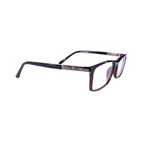 AJ AN58 Spectacles Frame in Glossy Brown — view 2