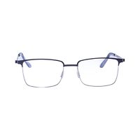 OPTIWAR BB35 Spectacles Frame in Black & Silver — view 4