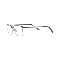 OPTIWAR BB35 Spectacles Frame in Black & Silver — view 6