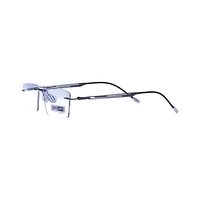 BC73 BC73 Spectacles Frame in White Mid Gunmetal Gray — view 3