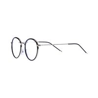 NVENUE BH63 Spectacles Frame in Black & Golden — view 3