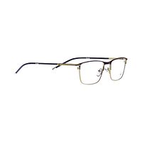 PUMP BP41 Spectacles Frame in Half Brown & Golden — view 2
