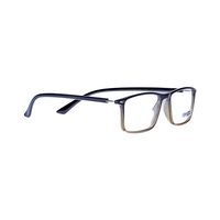 69 BP90 Spectacles Frame in Glossy Black & Brown — view 2