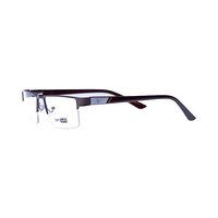 NIHVER BQ58 Spectacles Frame in Chocolate Brown — view 3
