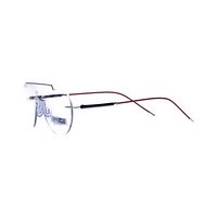 REMIDOR BQ66 Spectacles Frame in Transparent Mid Silver — view 3