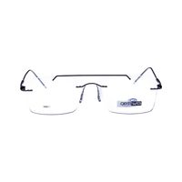 REMIDOR BQ71 Spectacles Frame in Transparent Mid Gunmetal Gray — view 1